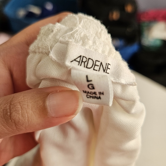 Ardene White Flower Top - Picture 8 of 13